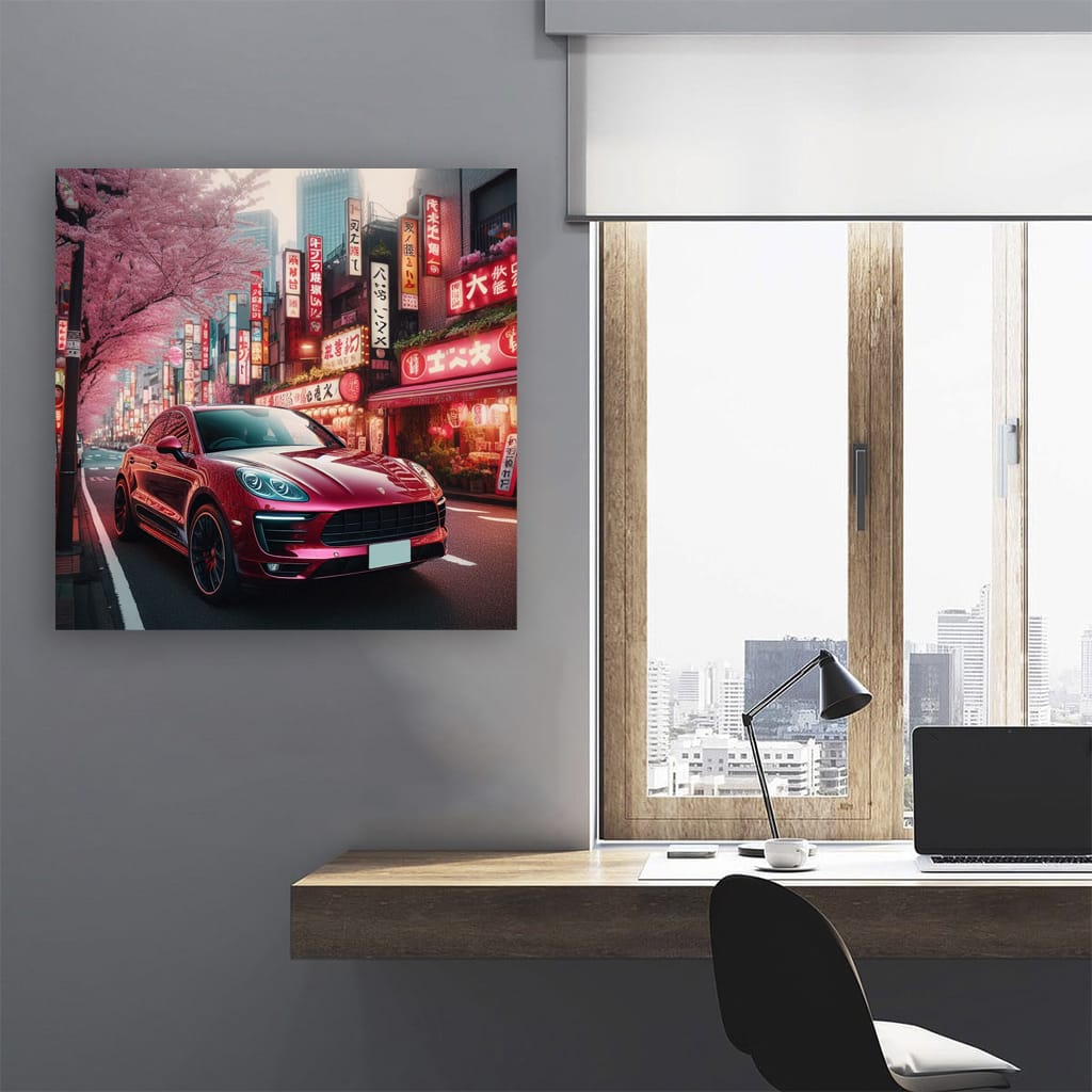 Porsche Macan Tokyo Jap Wall Art