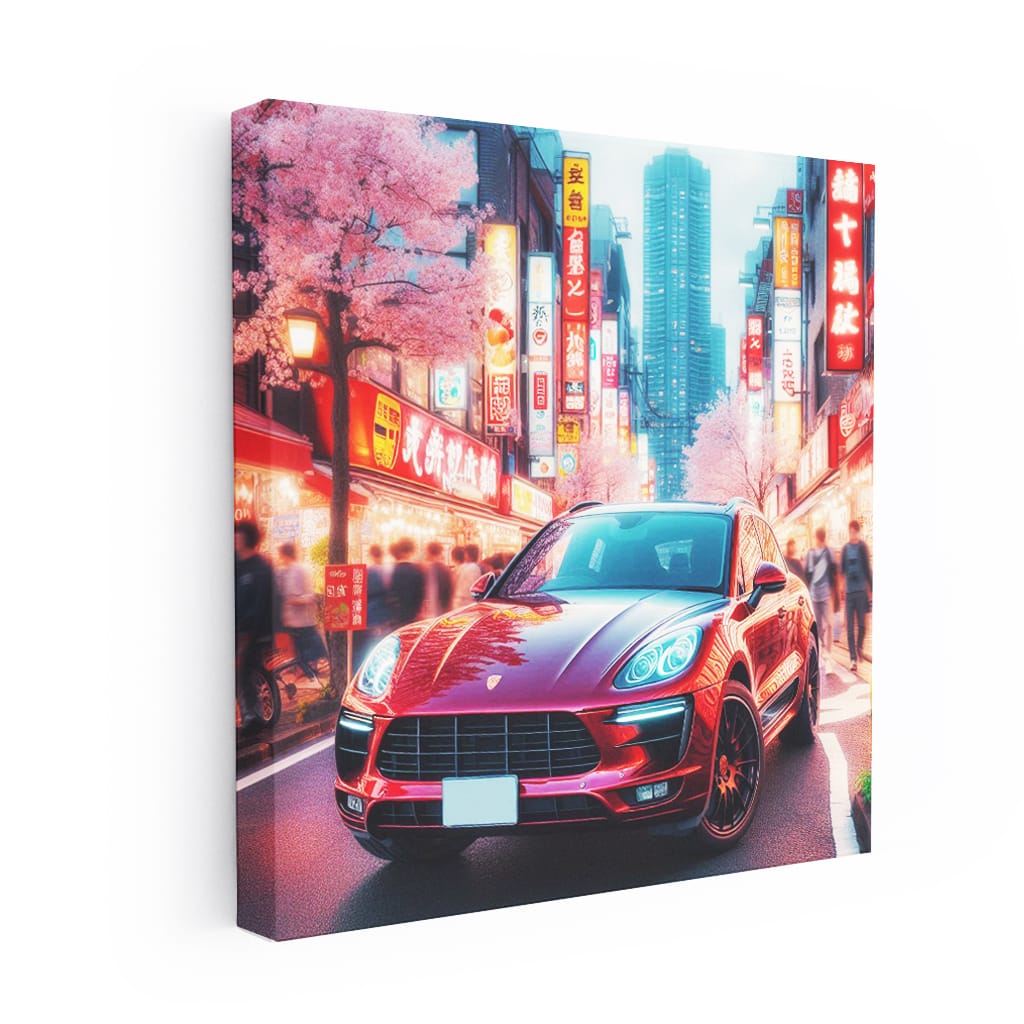 Porsche Macan Tokyo Japan Wall Art