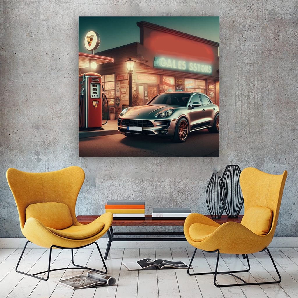 Porsche Macan Vintage Style - Timeless Elegance in Motion