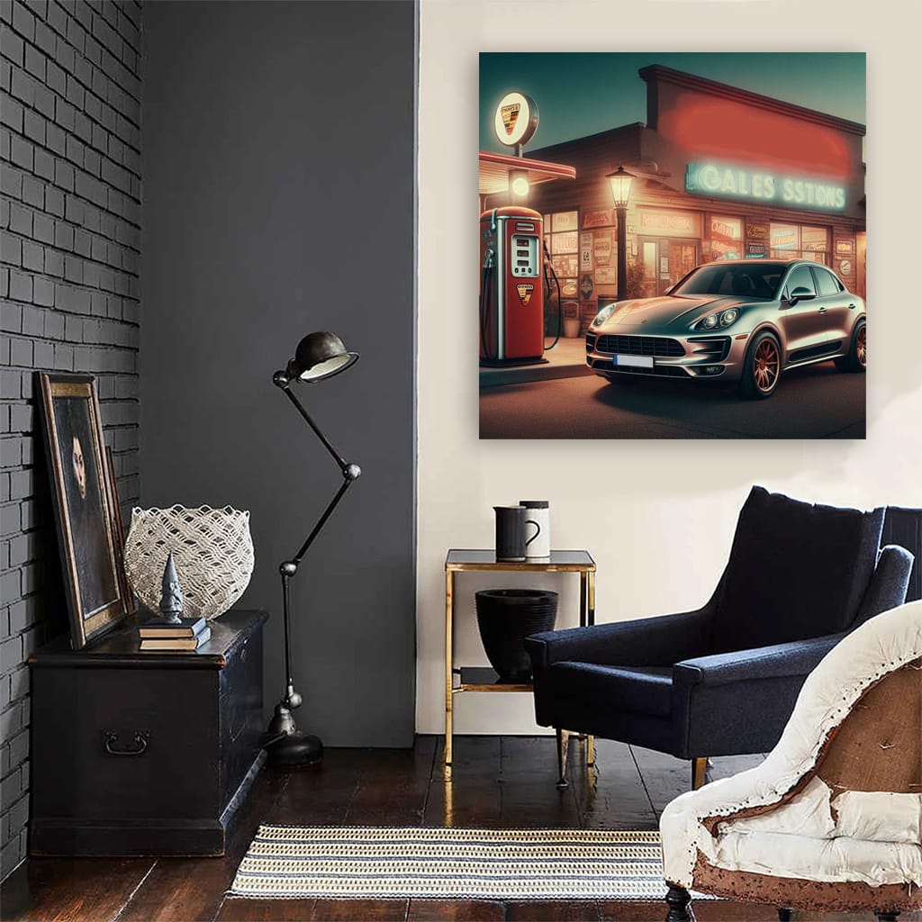 Porsche Macan Vintage Style - Timeless Elegance in Motion