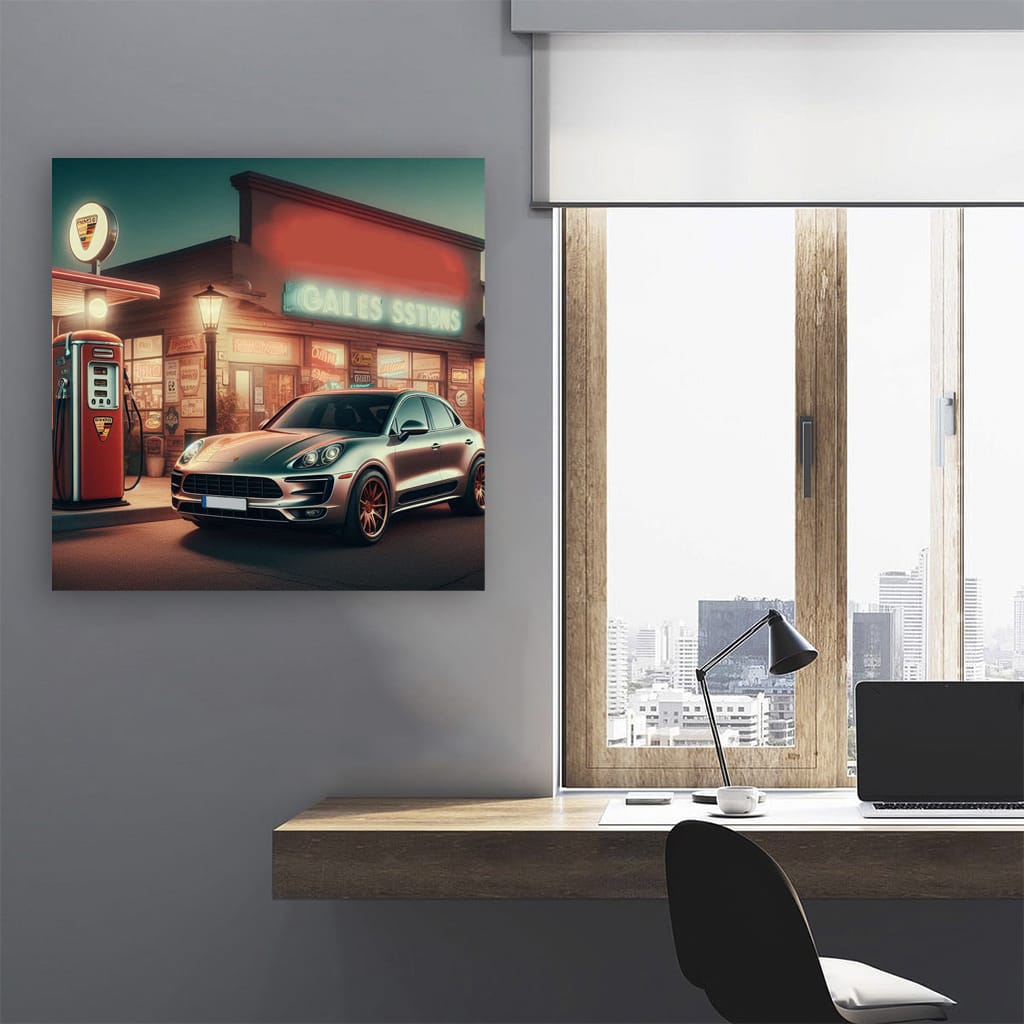 Porsche Macan Vintage Style - Timeless Elegance in Motion