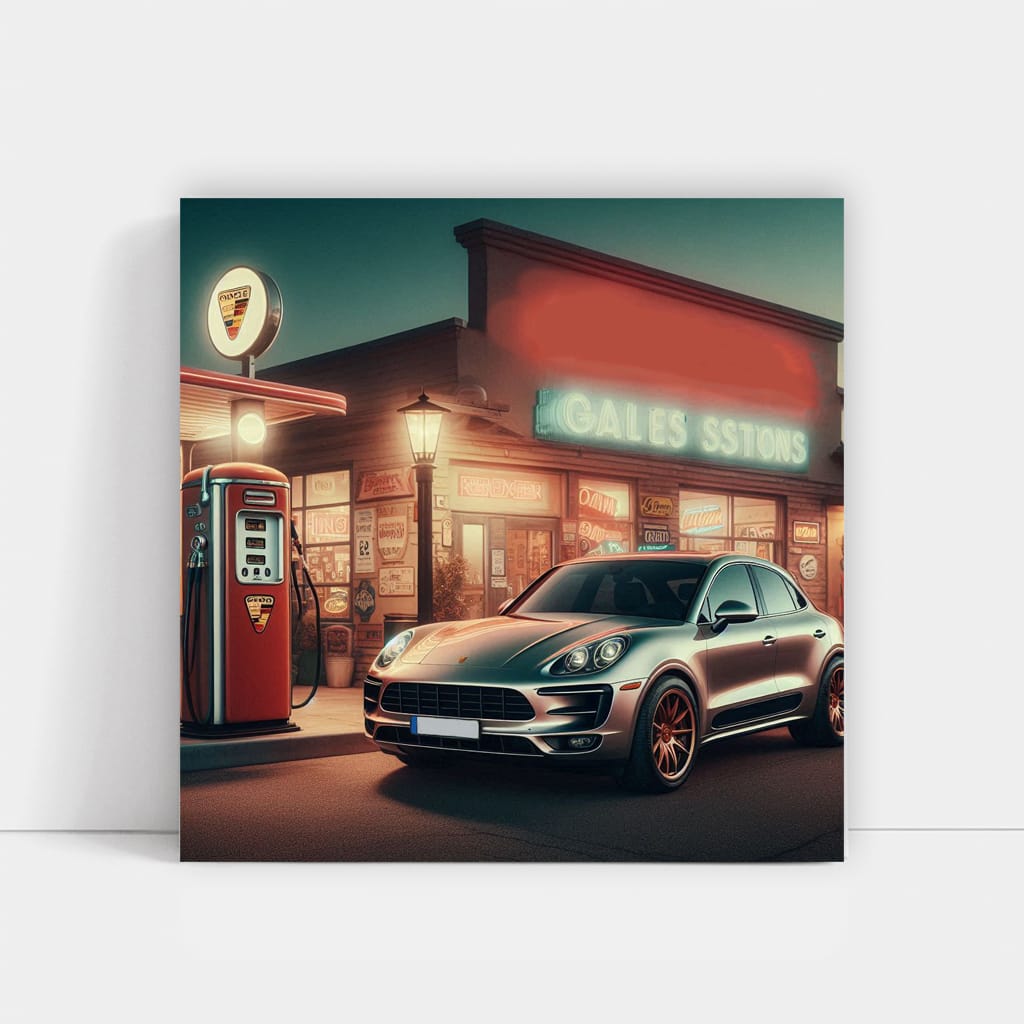 Porsche Macan Vintage Style - Timeless Elegance in Motion