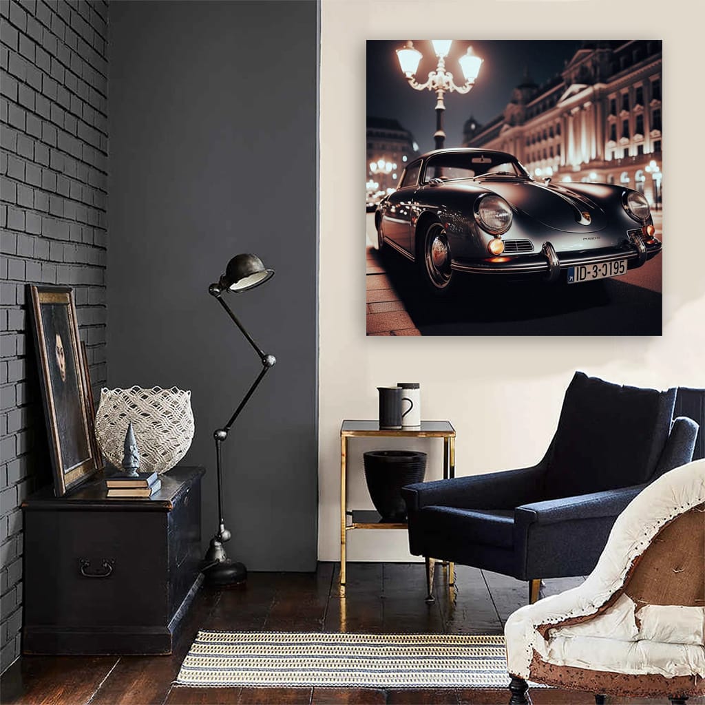 Vintage Porsche Night - Timeless Elegance in Motion