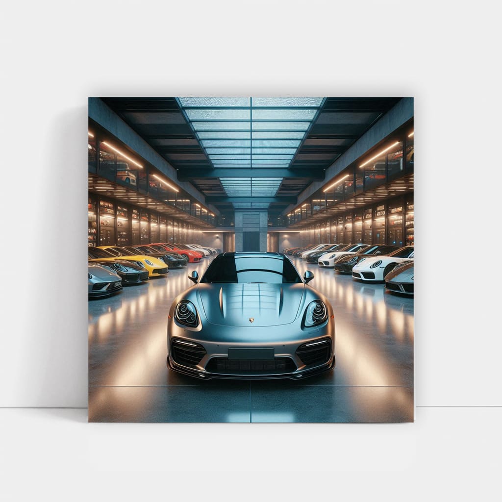 Porsche Panamera in Garage - Performance Meets Luxury