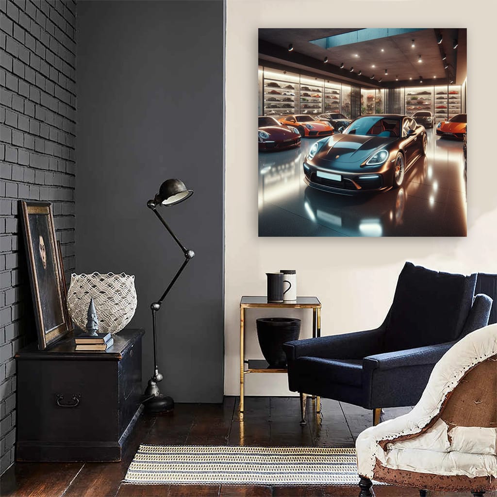 Porsche Panamera Garage Wall Art