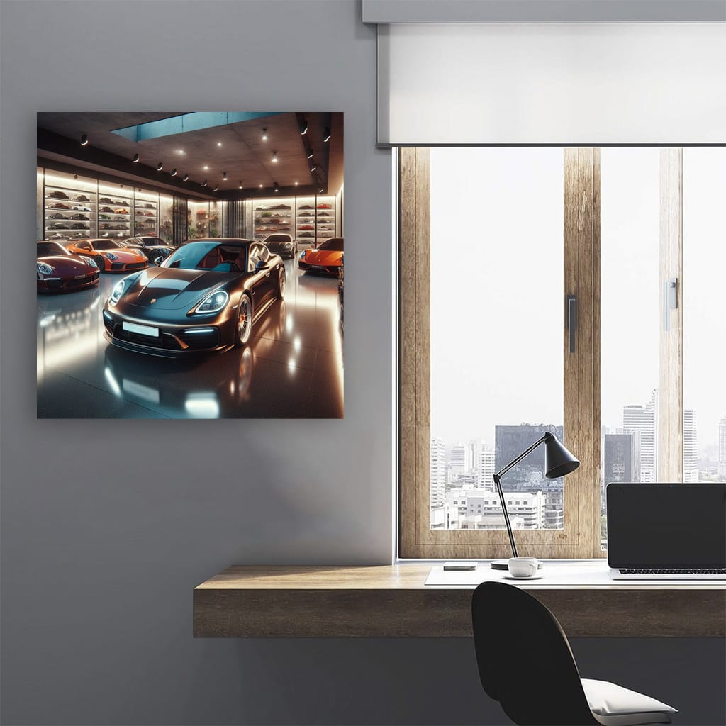 Porsche Panamera in Garage - Elegance Meets Performance