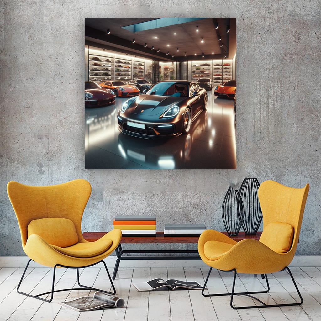 Porsche Panamera Garage Wall Art