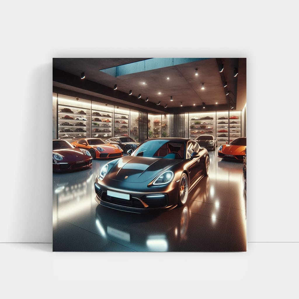 Porsche Panamera in Garage - Elegance Meets Performance