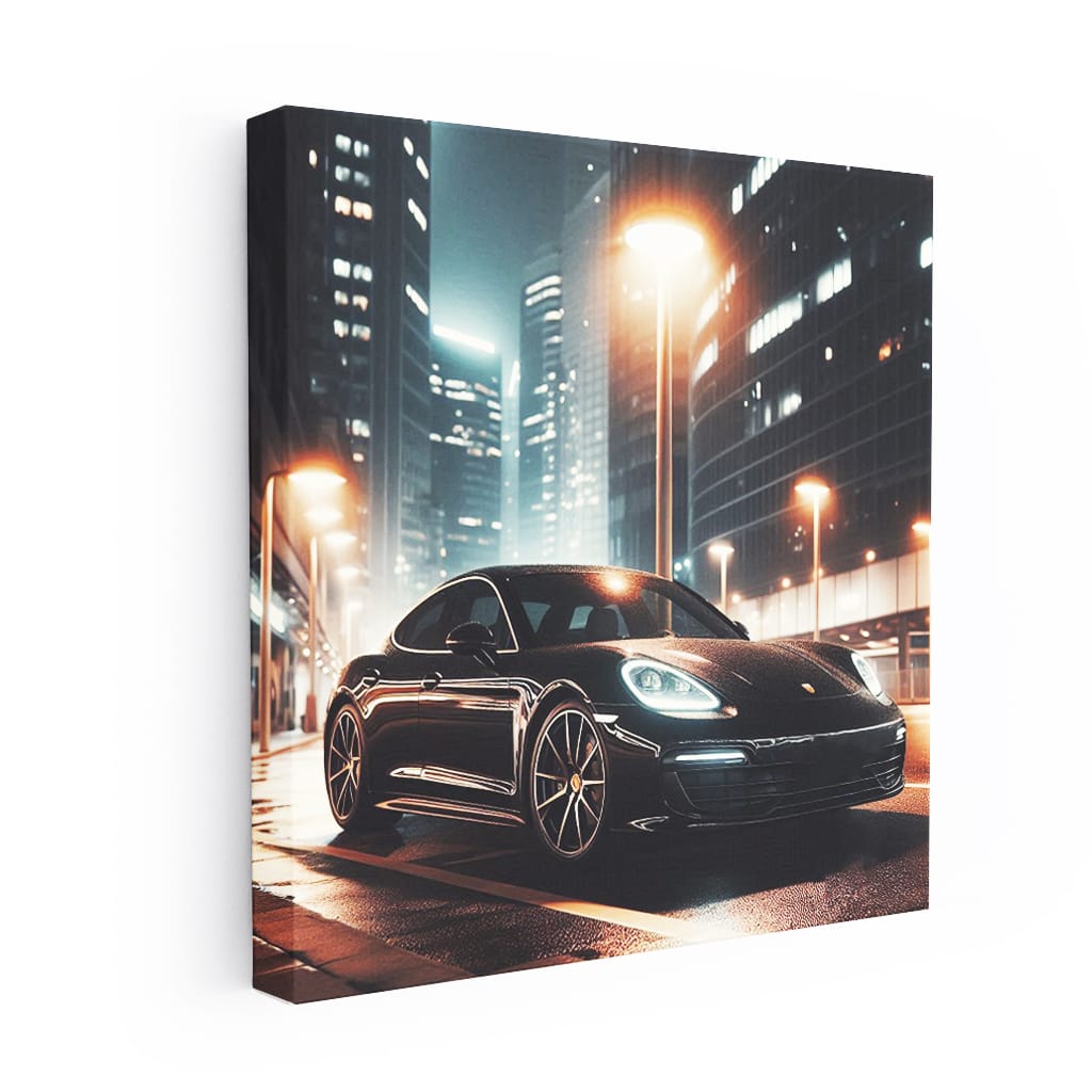 Porsche Panamera Night Wall Art