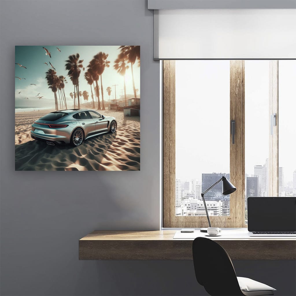 Porsche Panamera On Bea Wall Art