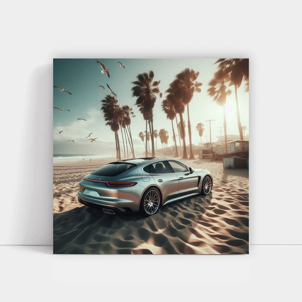 Porsche Panamera On Bea Wall Art