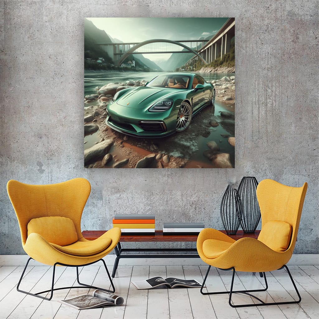 Porsche Panamera at River - Elegance Meets Performance
