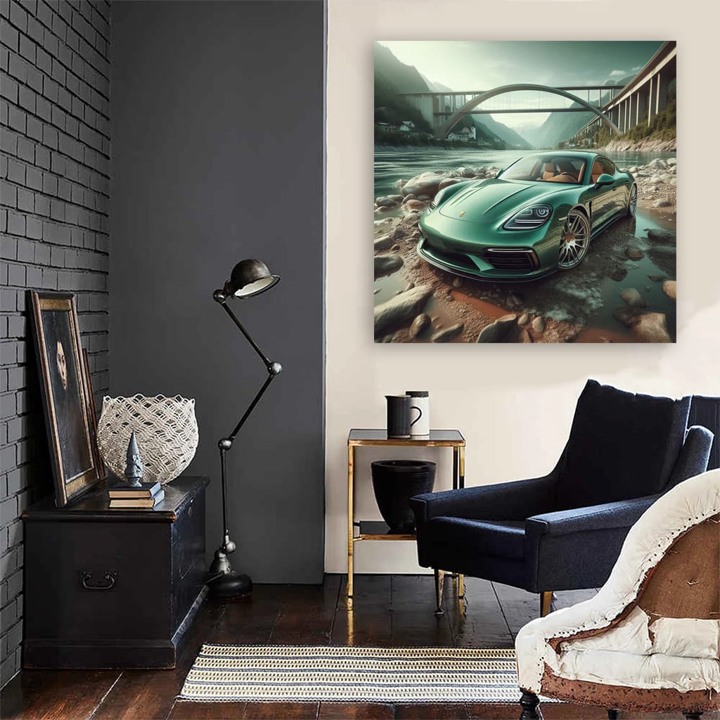 Porsche Panamera Riv Wall Art