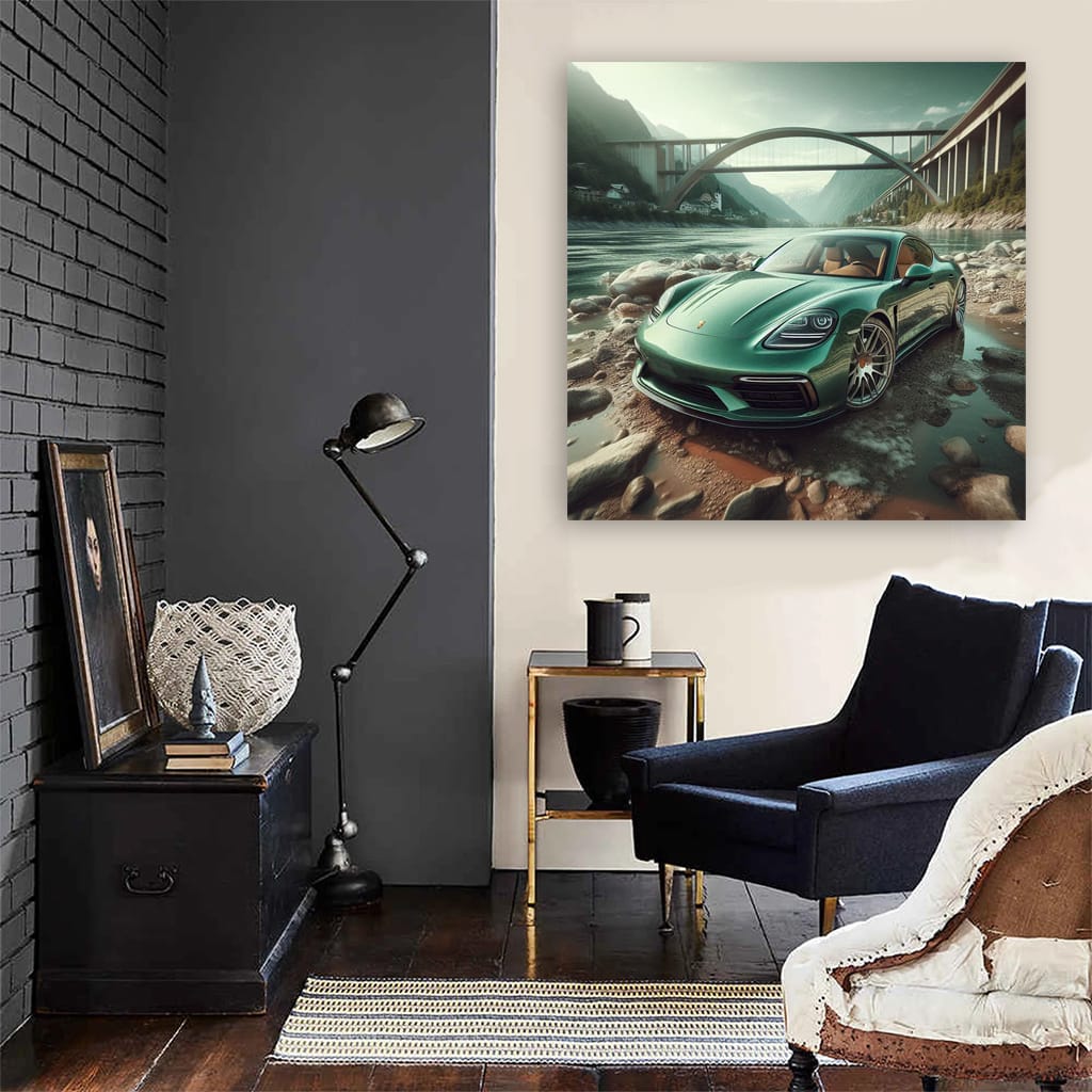 Porsche Panamera at River - Elegance Meets Performance