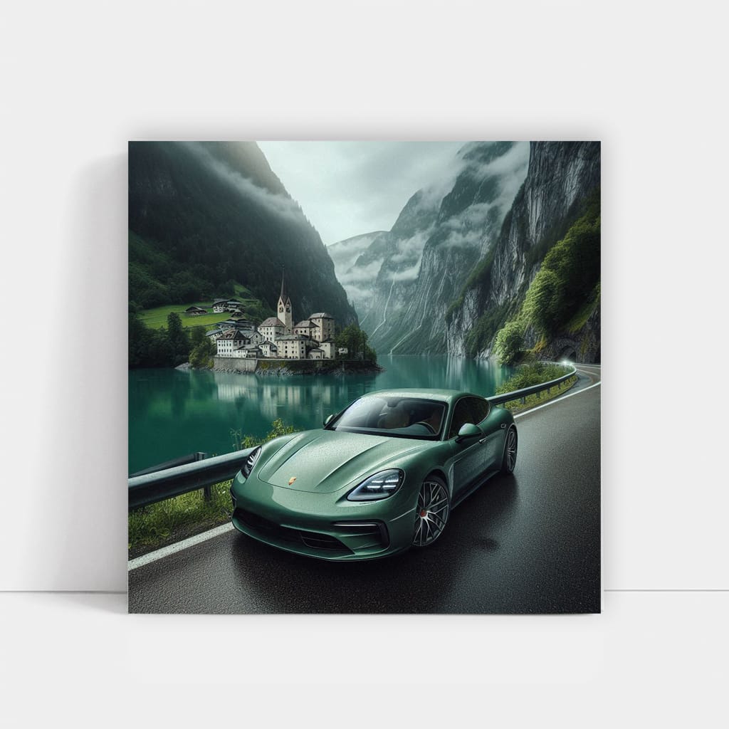 Porsche Panamera River Wall Art