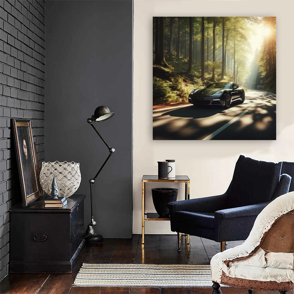 Porsche Panamera Road Wall Art