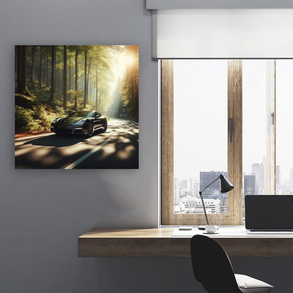 Porsche Panamera Road Wall Art