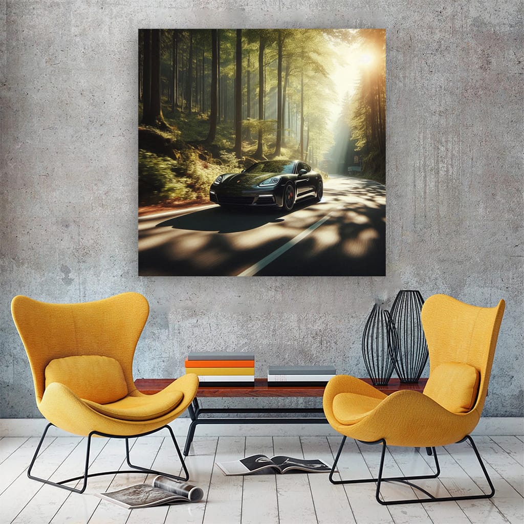 Porsche Panamera Road Wall Art