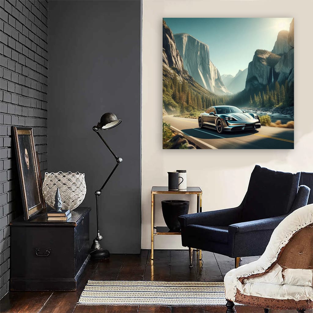 Porsche Taycan Cany Wall Art