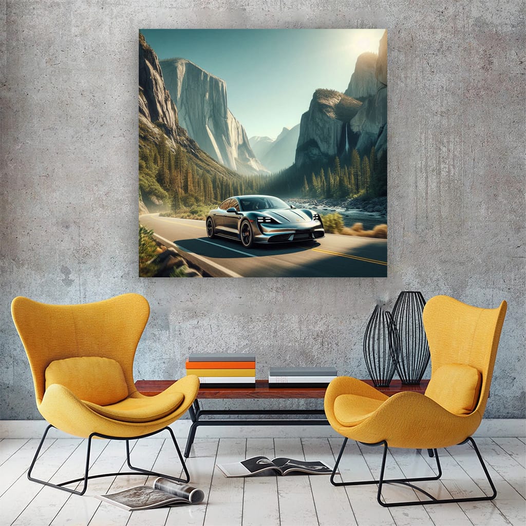 Porsche Taycan Cany Wall Art