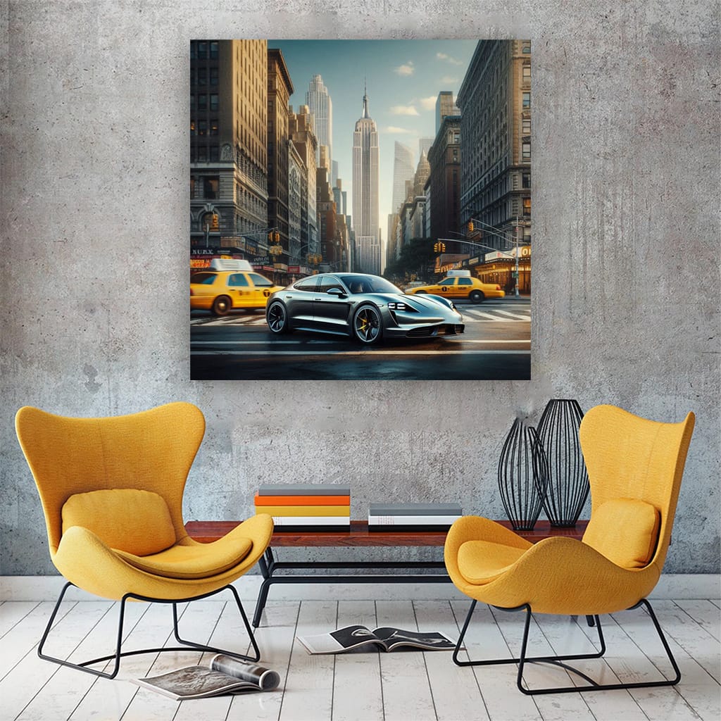 Porsche Taycan in New York - Electrifying Elegance