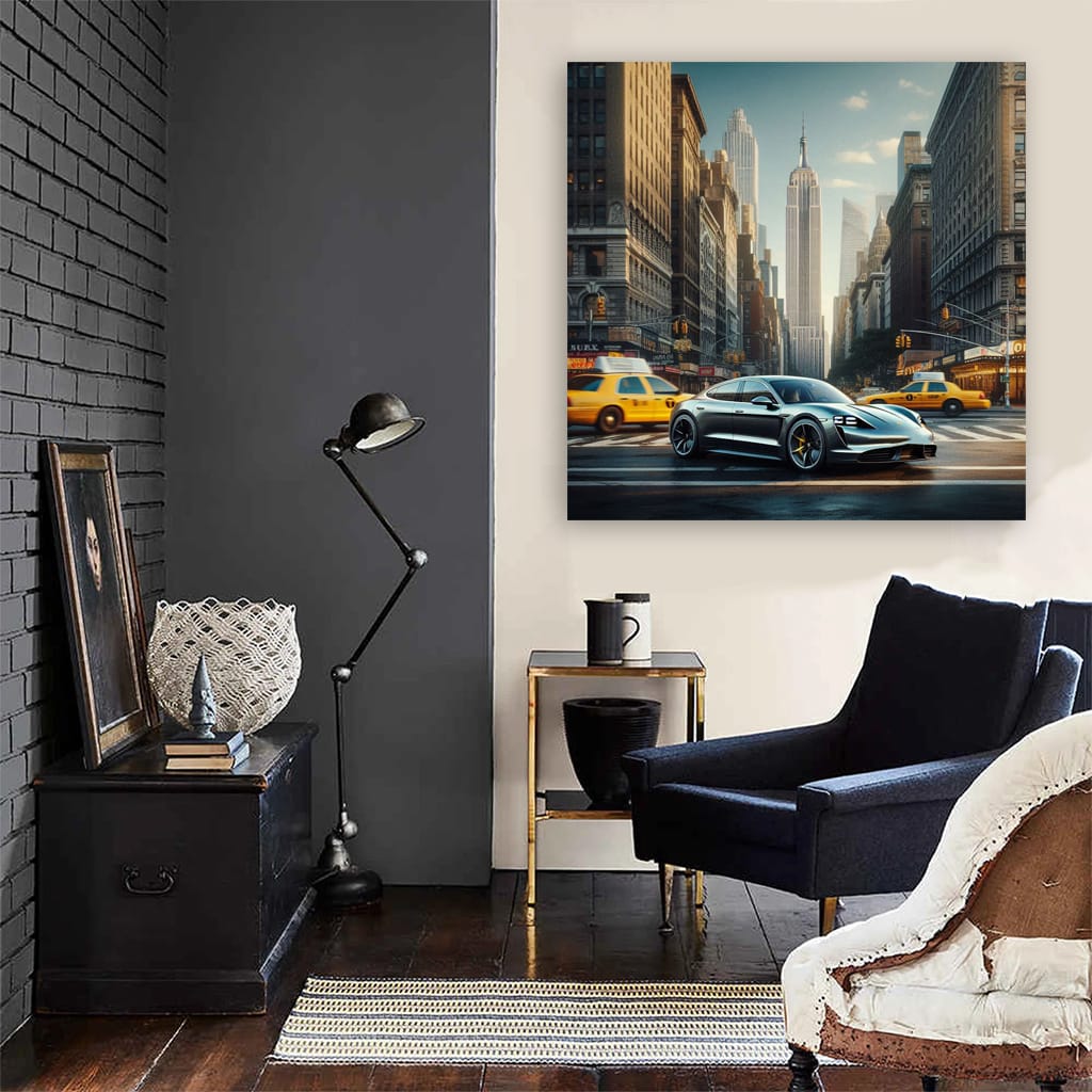 Porsche Taycan in New York - Electrifying Elegance