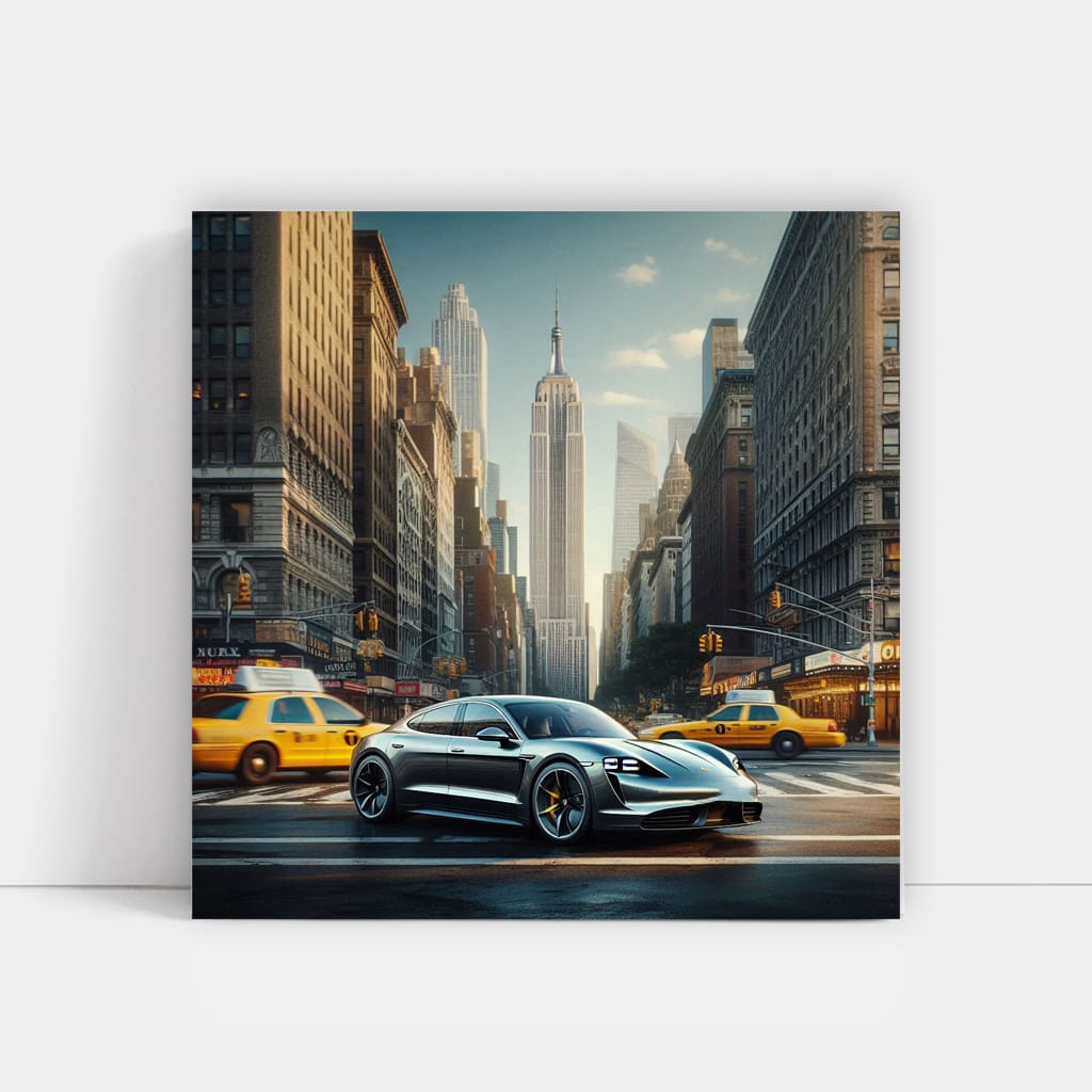 Porsche Taycan in New York - Electrifying Elegance