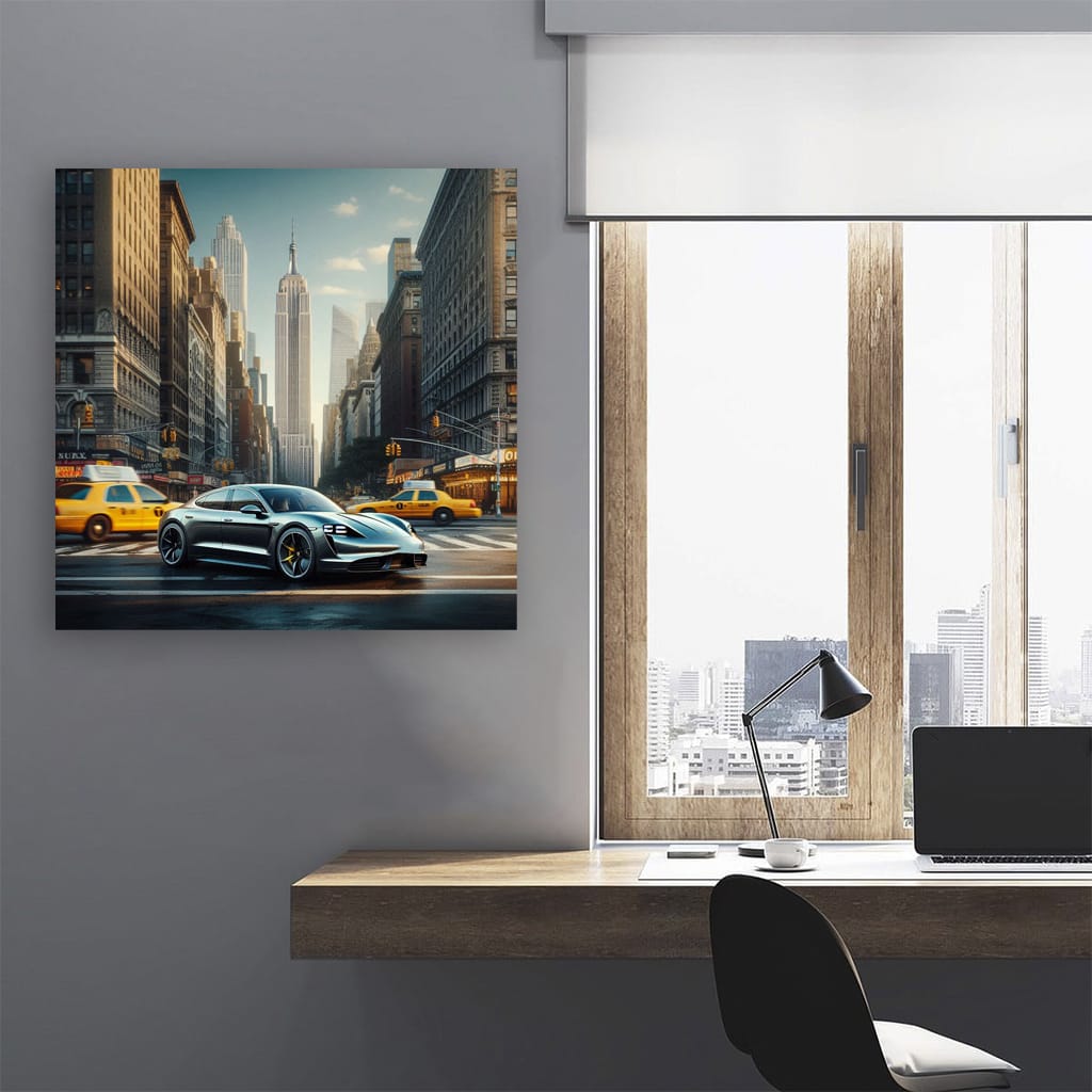 Porsche Taycan in New York - Electrifying Elegance