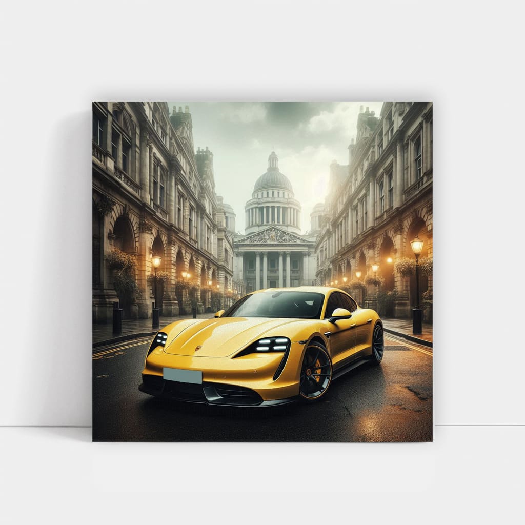 Porsche Taycan Turbo S Lond Wall Art