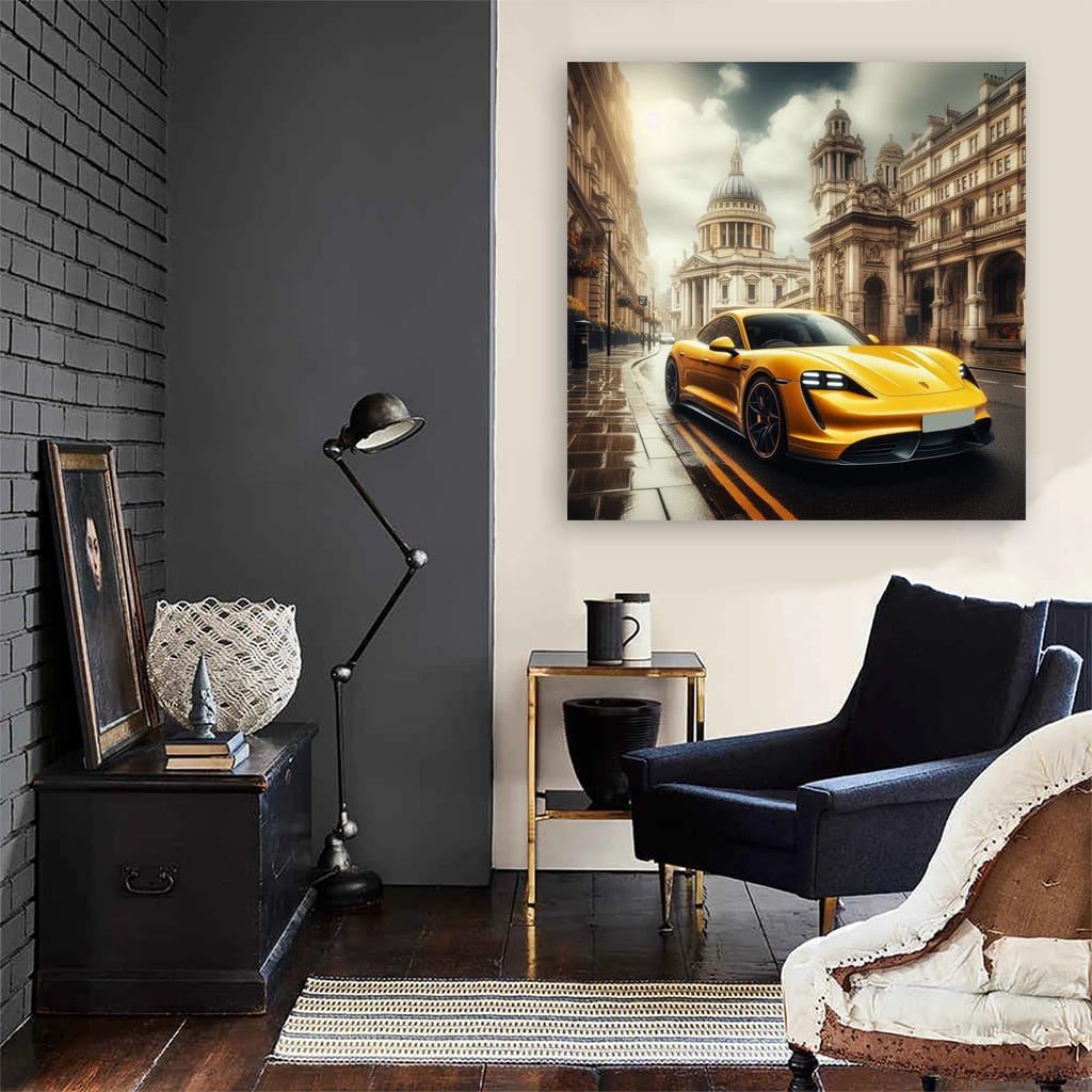 Porsche Taycan Turbo S in London - Electrifying Elegance
