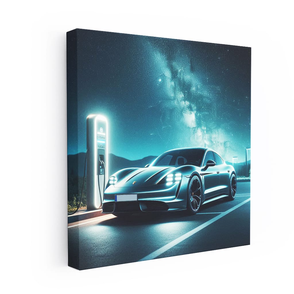 Porsche Taycan Turbo S Nig Wall Art