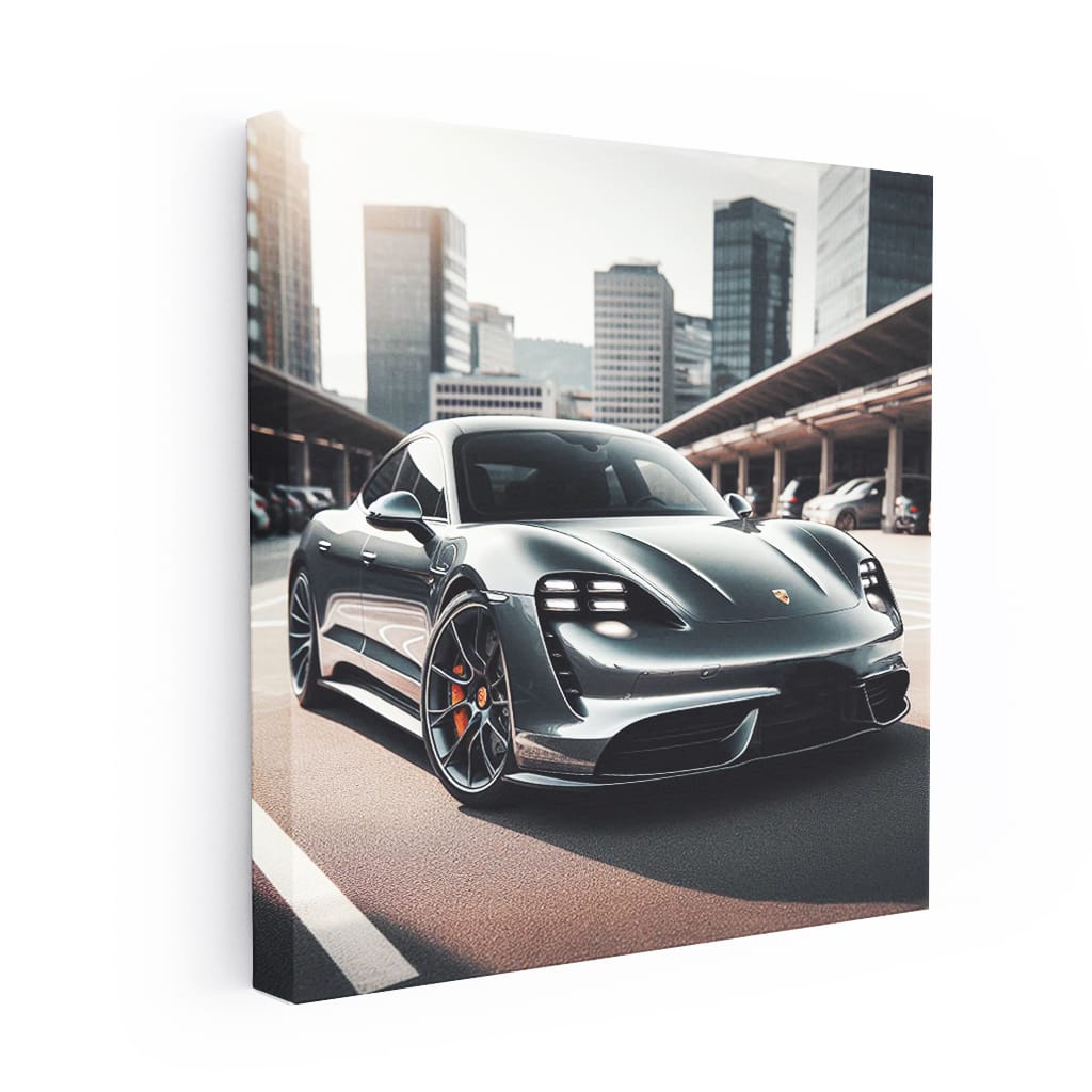 Porsche Taycan Turbo S Parki Wall Art