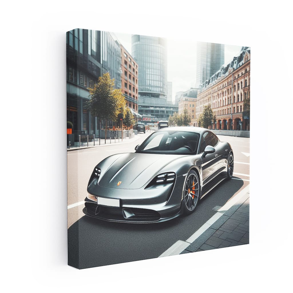 Porsche Taycan Turbo S Parking Wall Art