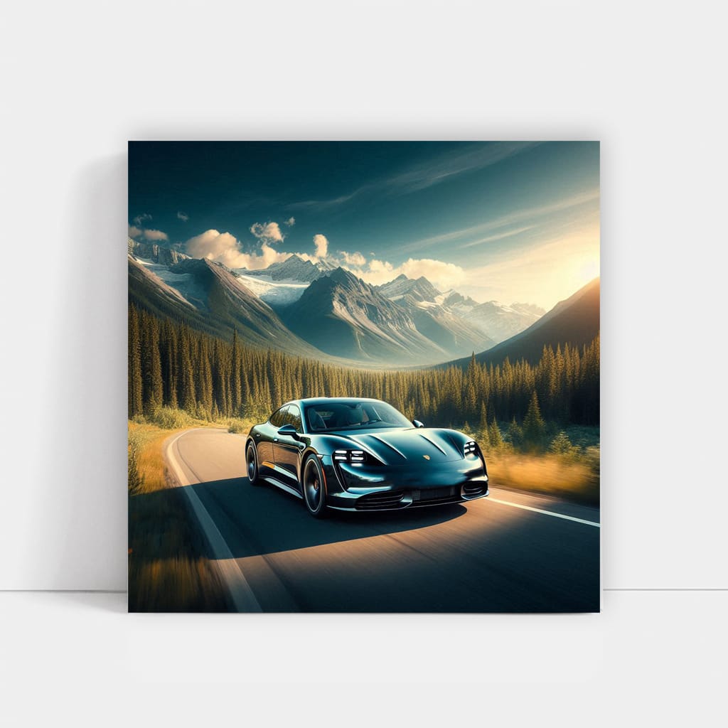 Porsche Taycan Vall Wall Art