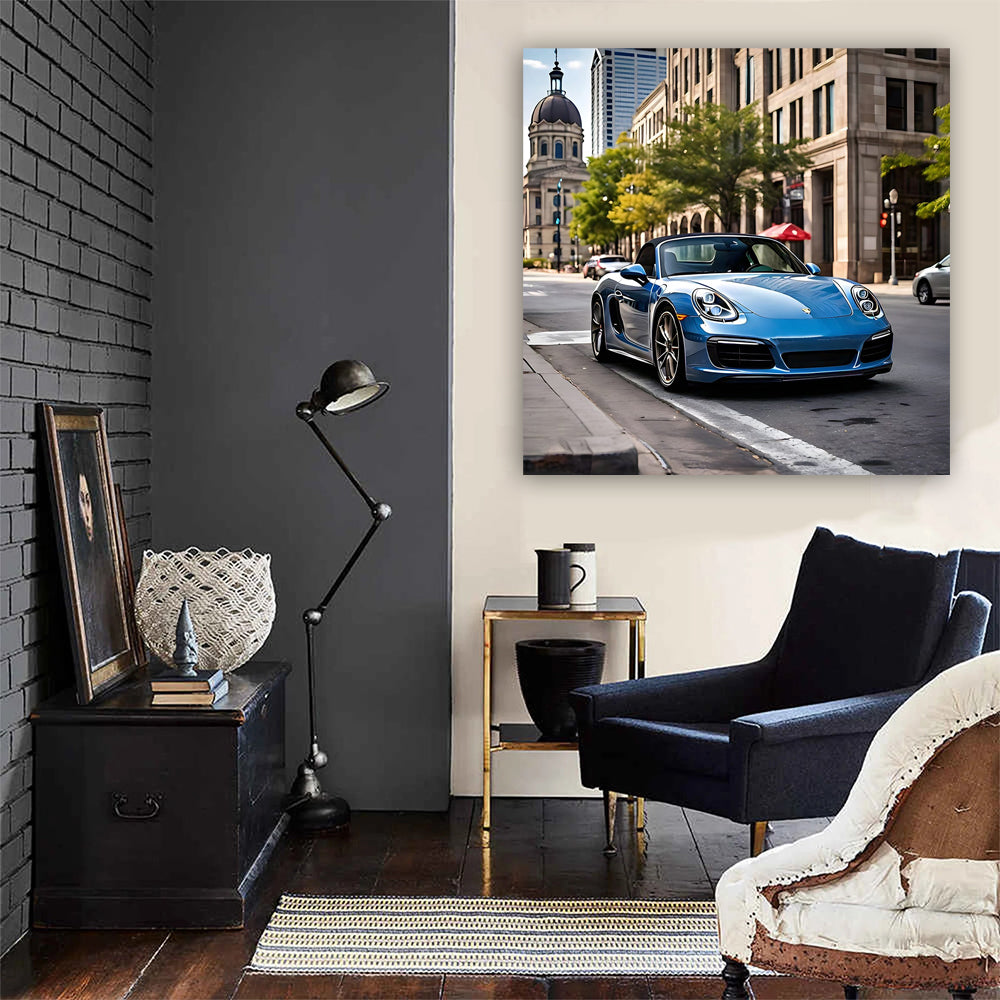 Sleek Blue Porsche Boxster in Indianapolis - Pure Driving Thrill