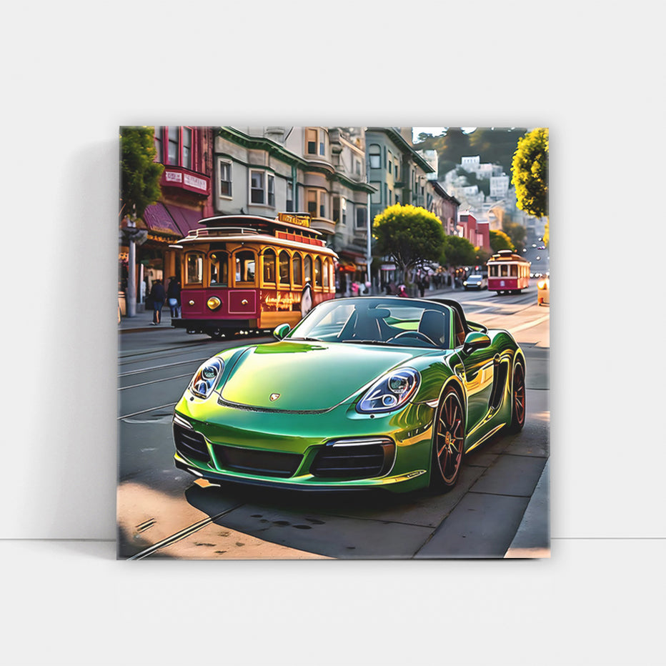 Porsche Boxster in Green, San Francisco CA - Sporty Elegance
