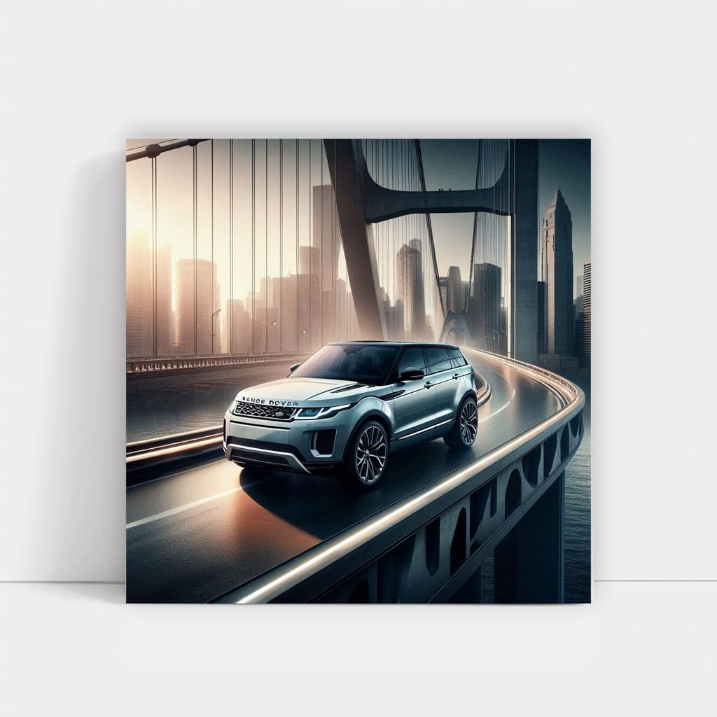 Range Rover Evoque on Bridge - Luxury and Elegance
