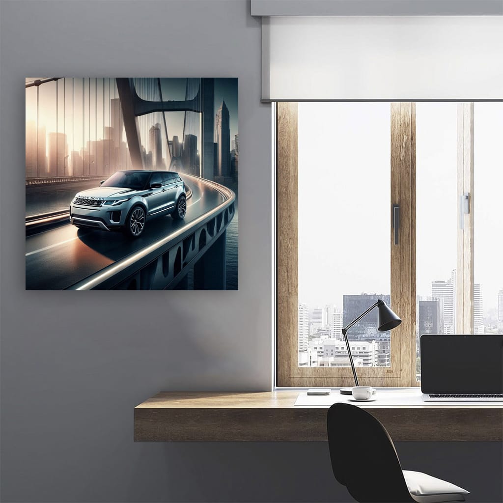 Range Rover Evoque on Bridge - Luxury and Elegance