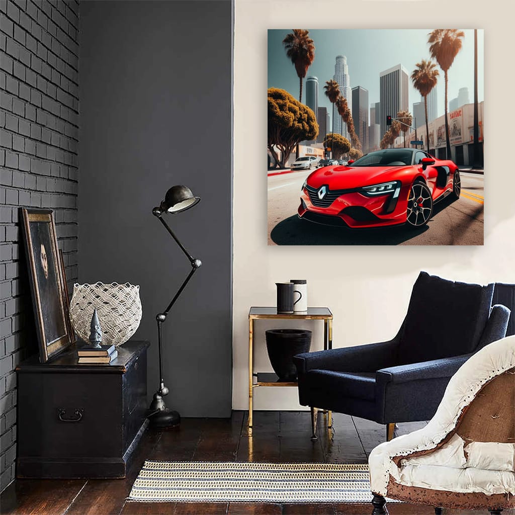 Renault Sport Los Angel Wall Art