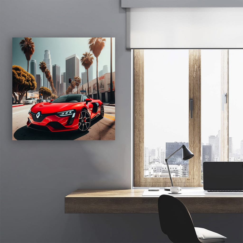 Renault Sport Los Angel Wall Art