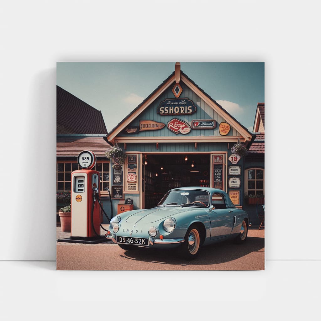 Vintage Renault Sport Style - Classic Elegance in Motion