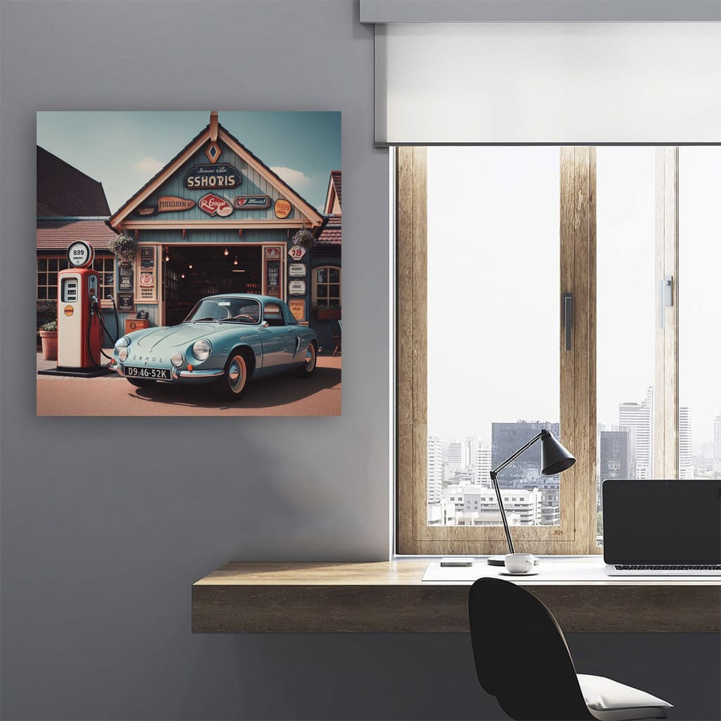 Vintage Renault Sport Style - Classic Elegance in Motion
