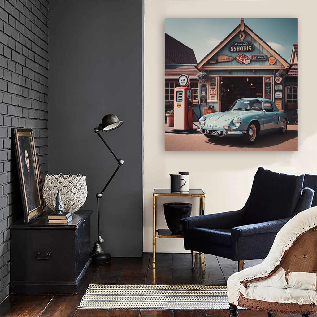 Vintage Renault Sport Style - Classic Elegance in Motion
