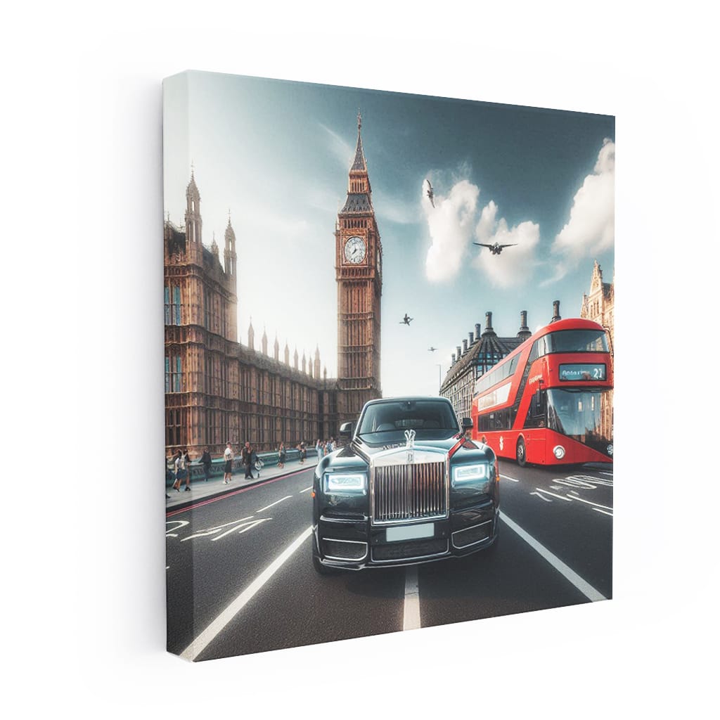 Rollsroyce Cullinan London Wall Art