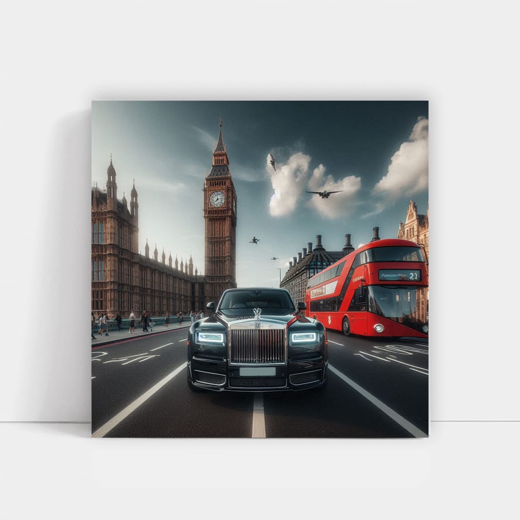 Rollsroyce Cullinan London Wall Art