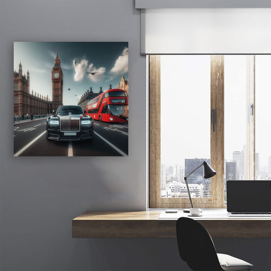 Rollsroyce Cullinan London Wall Art