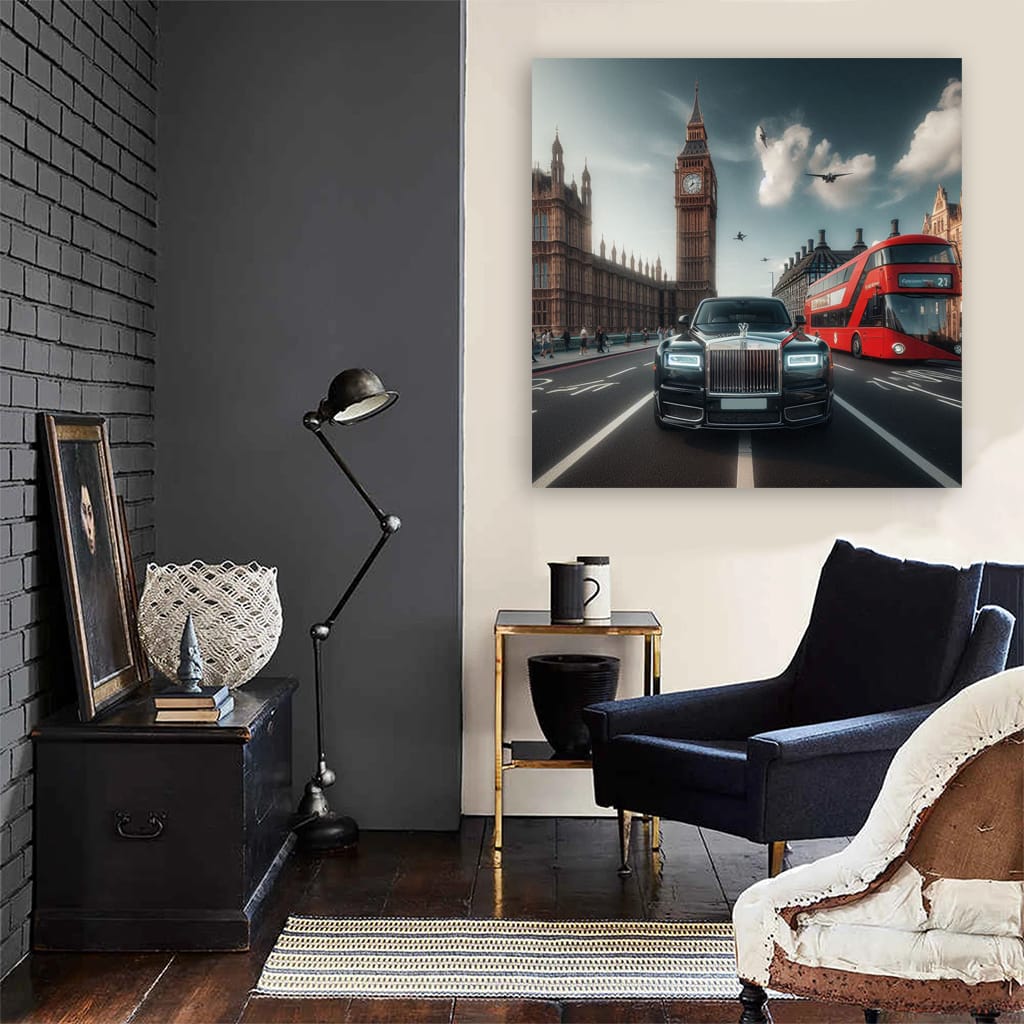 Rollsroyce Cullinan London Wall Art