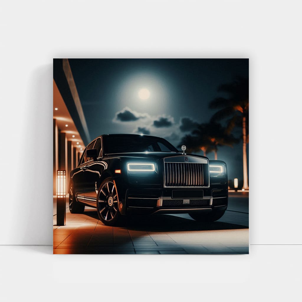 Rollsroyce Cullinan Night Wall Art