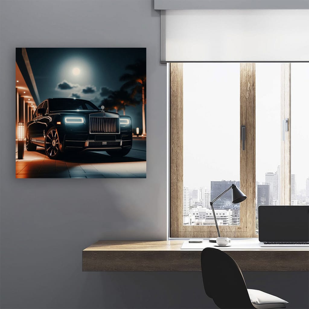 Rollsroyce Cullinan Night Wall Art