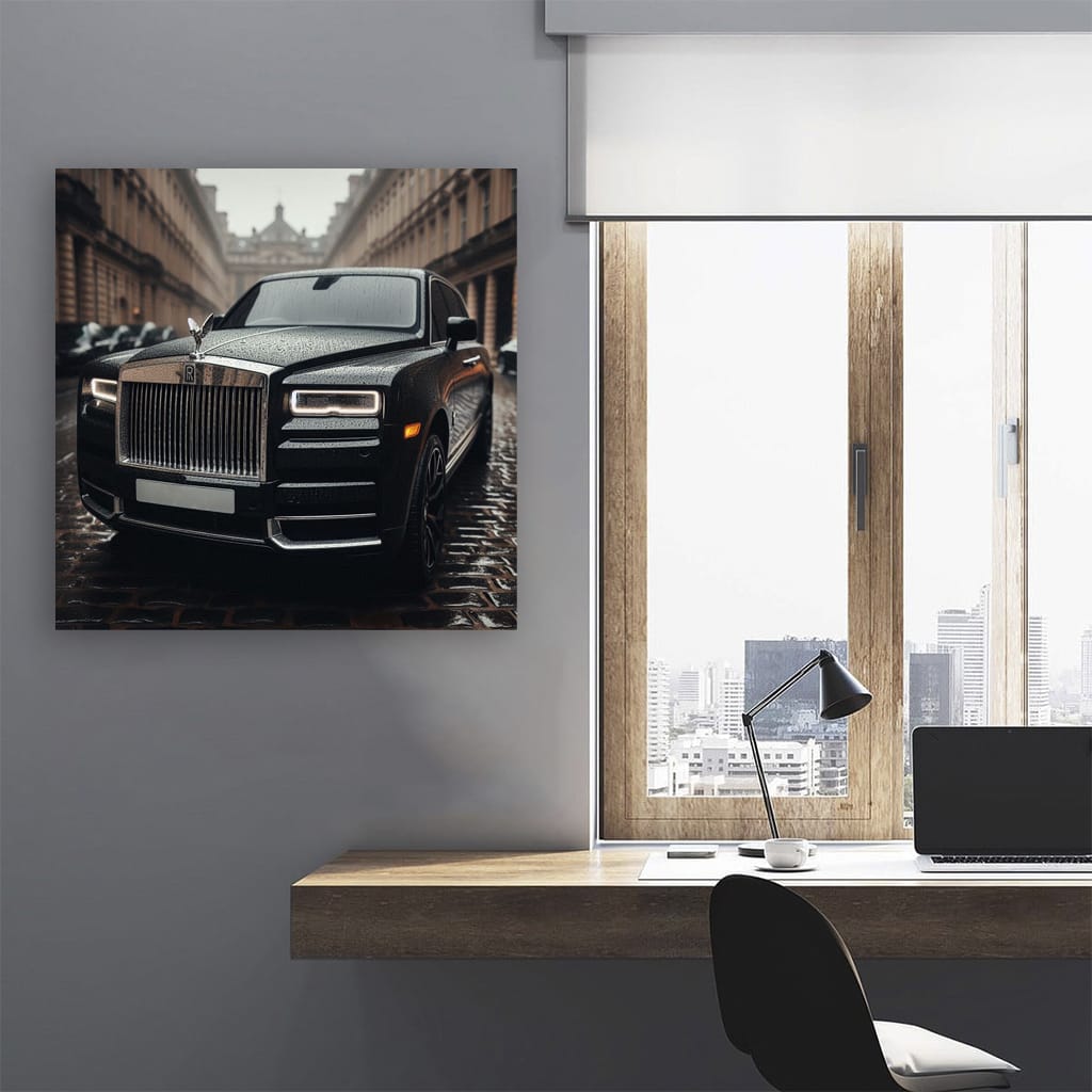 Rollsroyce Cullinan Overcast Weath Wall Art